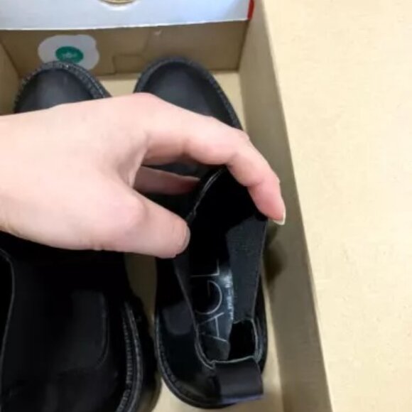 AGL – Chelsea Combat Boot Size 8.5/38.5 EU Black Leather - Picture 6 of 9